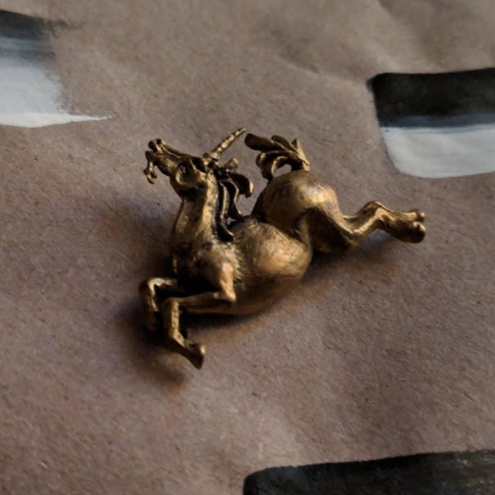 Vintage Unicorn Pin/Brooch OR Pendant